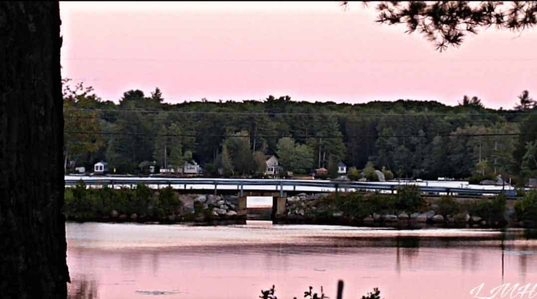 The Bridge Over The Lake in Barrington, New Hampshire