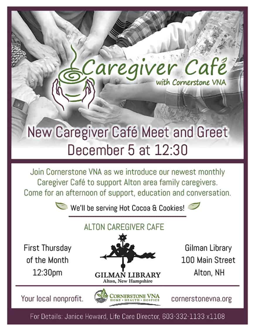Cornerstone VNA Launches Caregiver Café in Alton